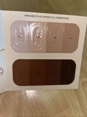 Dior Forever Skin Glow Foundation Shade Sample Card